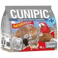 Cunipic Stelja za glodavce Naturlitter papir 4 l / 1,2 kg