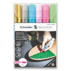 Schneider Akrilni marker Paint-It 320 set V2, 6 barv