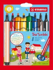 Stabilo Trio Scribbi komplet 8 markerjev