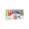 komplet tempera barv 3D FLUO + METAL 8 x 50 ml