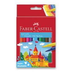 Faber-Castell Castle otroški flomastri 12 barv