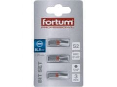 Fortum Konica ravna nastavljeno 3ks, 8x25mm, S2