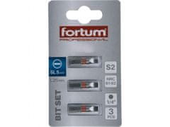 Fortum Konica ravna nastavljeno 3ks, 5x25mm, S2