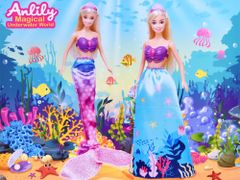 JOKOMISIADA Anlily Princess Mermaid Butterfly Doll ZA3492