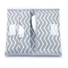 KipKep Kovček za plenice DIAPER WALLET Silver Grey