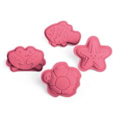 Bigjigs Toys Silikonski kalupi roza Coral