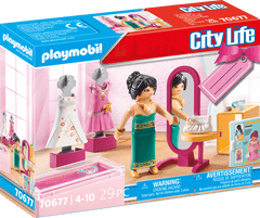 Playmobil PLAYMOBIL City Life 70677 Darilni set Butik s socialno modo