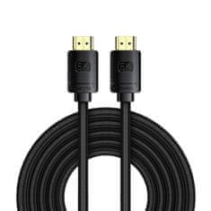 BASEUS Kabel HDMI do HDMI Baseus visoke ločljivosti 5 m, 8K (črn)