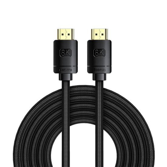 BASEUS Kabel HDMI do HDMI High Definition 5m, 8K (črn)