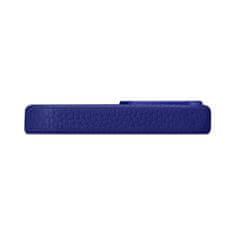 iCARER Usnjeni magnetni etui za iPhone 14 Pro Max z MagSafe Litchi Premium Leather Case mornarsko modri