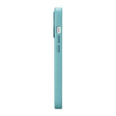iCARER Usnjeni magnetni etui za iPhone 14 Pro z MagSafe Litchi Premium Leather Case zelen