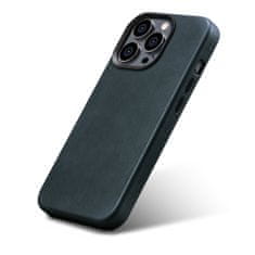 iCARER Usnjeni magnetni etui za iPhone 14 Pro Max z MagSafe Oil Wax Premium Leather Case mornarsko modri