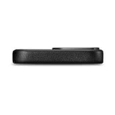 iCARER Ohišje iz naravnega usnja za iPhone 14 Pro Max MagSafe Case Leather black