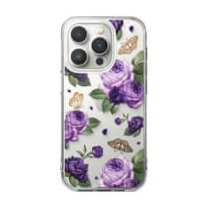 slomart Ringke fusion design oklepni etui z okvirjem iz gela za iphone 14 pro prozoren (purple rose) (fd641e29)