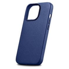 iCARER Usnjeni ovitek za iPhone 14 Pro MagSafe Case Leather blue
