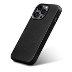 iCARER Usnjeni magnetni etui za iPhone 14 Pro Max z MagSafe Oil Wax Premium Leather Case črn