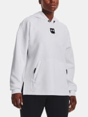 Under Armour Pulover Summit Knit Hoodie-WHT XS