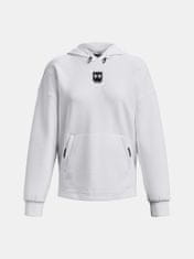 Under Armour Pulover Summit Knit Hoodie-WHT XS