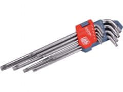 Extol Premium TORX L-ključi podaljšan, nastavljeno 9ks, T10-50