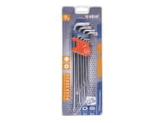 Extol Premium TORX L-ključi podaljšan, nastavljeno 9ks, T10-50