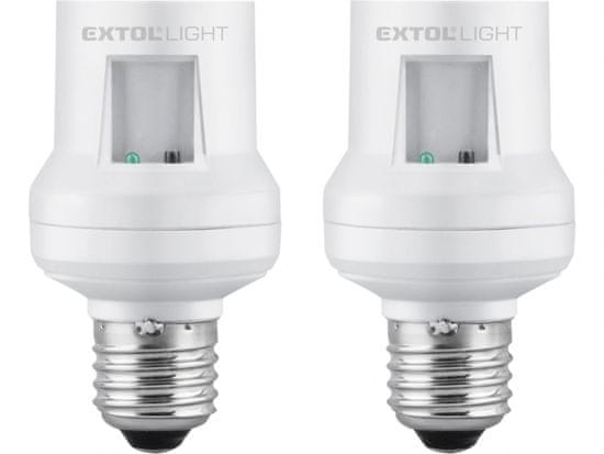 Extol Light Rokav do žarnice daljinsko voden, 2ks, razširitveni set, maks. 60W žarnica, E27, obseg 30m