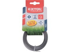 Extol Premium vrvica kosilnice z jedrom, krožni profil, 1,6mm, 15m, PA66