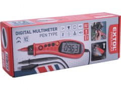 Extol Premium Digitalni multimeter, svinčnik, Prav RMS, avtomatsko izbira razponi
