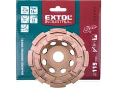 Extol Industrial Diamantno rezilo abrazivno dvojna vrsta, O 115x22,2mm