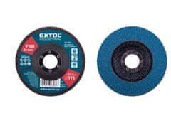 Extol Industrial Lamelni disk poševni cirkon, P100, O 115mm