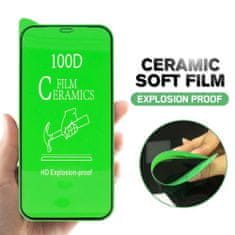 MG Hard Ceramic zaščitno steklo za iPhone 13 / 13 Pro, črna