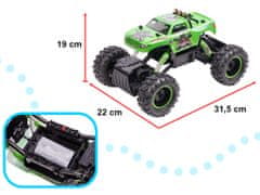 Ikonka NQD ROCK CRAWLER KING RC avto 1:12 USB zelen