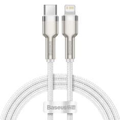 BASEUS Kabel USB-C za Lightning Baseus Cafule, PD, 20W, 1m (bela)