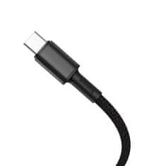 BASEUS Kabel USB-C do USB-C High Density Braided, 100W, 2m (črn)