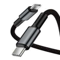 BASEUS Kabel USB-C do USB-C High Density Braided, 100W, 2m (črn)