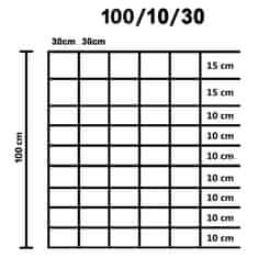 Vidaxl Vrtna ograja pocinkano jeklo 50x1 m srebrna