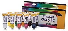 Daler Rowney Set akrilnih barv Graduate, Selection set 10x38ml