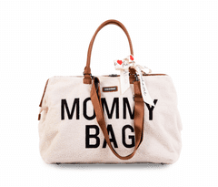 Childhome Previjalna torba Mommy Bag medvedek Umazano bela