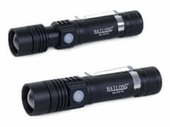 Bailong Alu akumulatorska LED CREE zoom ročna svetilka XM-L T6 400m