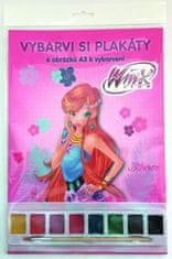 Akim Winx Club - Plakat - pobarvanka A3