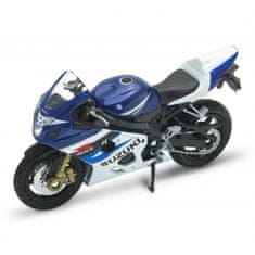 Welly Motorno kolo Suzuki GSX-R750 1:18 modra