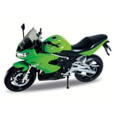 Welly Motorno kolo Kawasaki Ninja 650R 1:10 zelena