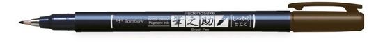 Tombow Brush Marker Fudenosuke - rjav