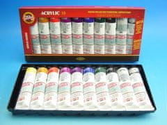 Koh-i-Noor komplet akrilnih barv 10 x 40 ml