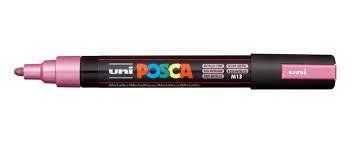 Uni-ball POSCA akrilni marker - kovinsko roza 2,5 mm