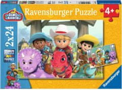 Ravensburger Puzzle Dino Ranch 2x24 kosov