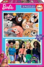 Educa Puzzle Barbie 2x100 kosov