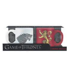 AbyStyle Vrčki Igra prestolov 110ml set 2pcs Stark & Lannister