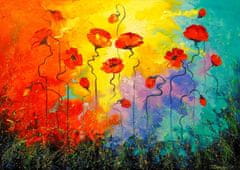 ENJOY Puzzle Magic Poppies 1000 kosov