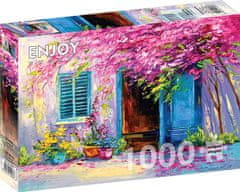 ENJOY Puzzle Cvetoče dvorišče 1000 kosov