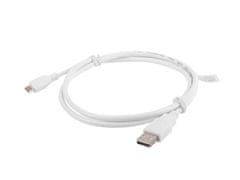 Lanberg Kabel mikro USB (M) do USB-A (M) 2.0, 1 m, bel